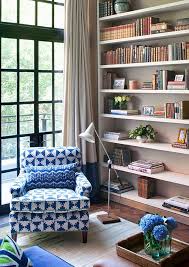 Turn The Living Room Corner Into A Simple Reading Nook Decoist Cozy Home Library Small Home Libraries Home Library Design