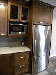 A wheeled cart is the most efficient microwave placement. Making Room For Your Microwave Mckerlie Kitchen Bath