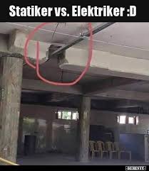 Elektrische haare stromschlag kind macht kaputt elektriker lustig. Statiker Vs Elektriker D Lustige Bilder Spruche Witze Echt Lustig