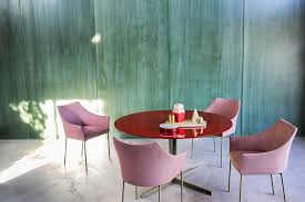 In modern times it is usually adjacent to the kitchen for convenience in serving, although in medieval times it was often on an entirely different floor level. Tacchini Split Marble Dining Table Metal Contemporary Dining Room Furniture Ultra Modern