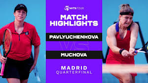 We discuss finding motivation, keeping individuality on tour. Anastasia Pavlyuchenkova Vs Karolina Muchova 2021 Madrid Quarterfinal Wta Match Highlights Youtube