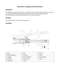 Yqk Series Hydraulic Crimping Tool Evsource Com The