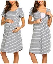 Pin By Leslie Emery On Breastfeeding Nightgown In 2020 Feeding Dresses Hospital Gown Breastfeeding Dress
