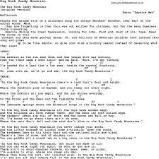 Traditional Song Big Rock Candy Mountain With Chords Tabs And Lyrics Rock Candy Mountain Traditional Song Ukulele Music