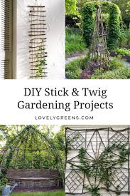 You should research how to make concrete molds first to become familiar with the process. 30 Garden Projects Using Sticks Twigs Lovely Greens