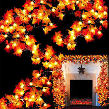 ❮ ❯ capture the shimmering magic of the holidays with aqlighting's led string lights. Amazon Com 60ft 120 Led Maple Leaves Garland String Light Thanksgiving Decorations Waterproof Fall Garland Lights For Indoor Outdoor Thanksgiving Decor Autumn Garland A 6 Pack Maple Leaf Light G Home Kitchen