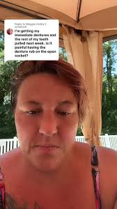 Replying to @Maggie Ashby 💕💕💕 upur gonna do great! #denturejourney  #dentures #drysocket #immediatedentures #denturegang