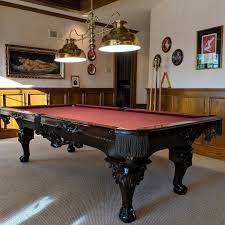 Finished Installing This 8 Foot Peter Vitalie Pool Table In North Tustin California The Clients Had Some Water Damage And Play Pool Pool Table