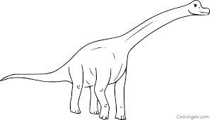 For boys and girls, kids and adults, teenagers and toddlers, preschoolers and older kids at school. Brachiosaurus Coloring Pages Coloringall