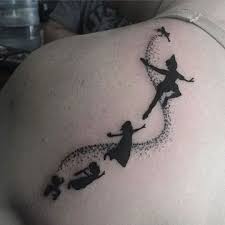 Simbolicos Y Sencillos Tatuajes Para Parejas Con Hijos Tatuaje De Hadas Tatuaje De Peter Pan Tatuajes Impresionantes