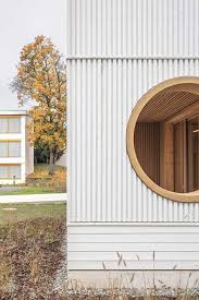 The House With Round Windows Is A Kindergarten Project In The Best European Trends Features Of Architecture Ph In 2020 Window Architecture House Windows Round Window