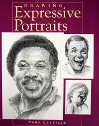 Drawing Expressive Portraits By Paul Leveille Vintage Paperback Drawing  Pattern Book 1996