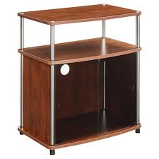 Ameriwood home carson tv stand for tvs up to 50 inches wide (cherry/black) 4.3 out of 5 stars. Glass Cabinet Tv Stand For Tvs Up To 25 Black Cherry Breighton Home Target
