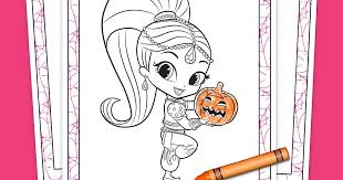 Download them or print online! Shimmer And Shine Halloween Coloring Pack Nickelodeon Parents
