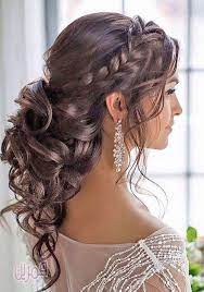 اجمل تسريحات الشعر الطويل للخطوبه والمناسبات Wedding Reception Hairstyles Hair Styles Long Hair Styles
