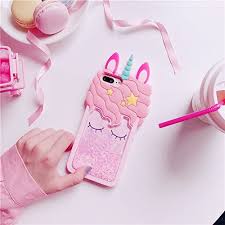 Upload your favorite photos of family, friends, or travel trips for your own custom case. Mulafnxal Quicksand Unicorn Case For Iphone 7 8 6 Soft Silicone 3d Cartoon Cute Animal Cover Kids Girls Bling Glitter Vivid Unique Rubber Kawaii Character Fashion Protective Protector For Iphone6s 7 8 Cell Phones