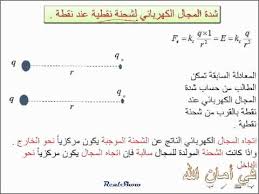 فيزياء المجال الكهربائي Youtube