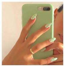 We have collect images abo. Green Aesthetic Nails