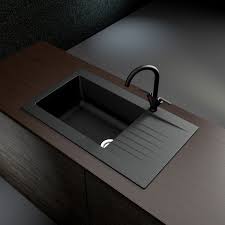 Whether you're looking for hampton bay patio furniture or electrical supplies, your local hardware store has you covered.our friendly associates can help you find the products you need for your diy project. Single Bowl Black Kitchen Sink With Reversible Drainer Essence Amelia Beba 26200 Appliances Direct