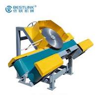Thin Veneer Saw Mighty Stone Saw Cutting Machine With Dual Blades