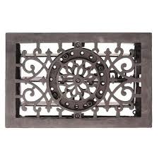 Restorers Cast Iron 11 1 2 Inch Flower And Scroll Floor Register Floor Registers Cast Iron Flooring