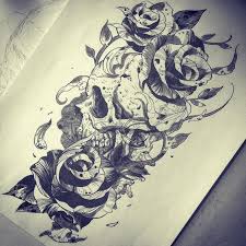 Badass Skull Rose Tattoo Ideas Tattoos Skull Rose Tattoos Body Art Tattoos