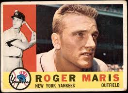 1960 topps #136 jim kaat rookie # (senators) nm/mint beautiful card with very minimal print spots common to most of the 1960 topps rookies. Fair Yankees Baseball Card 1960 Topps 377 Roger Maris New York Yankees Sports Collectibles Single Cards Environews Tv