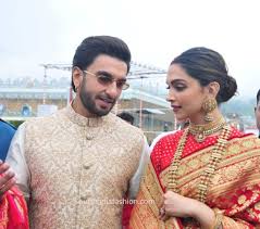 Deepika And Ranveer Visit Tirupati On Their 1st Marriage Anniversary Deepika Padukone Bollywood Celebrities Deepika Ranveer