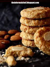 It Has Ground Almond And Nestum Inside The Cookies Making The Cookies Fragrant Crunchy And Flavourful And Almond Meal Cookies Almond Cookies Butter Cookies