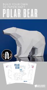 Free printable 3d paper flower template and tutorial. Printable Papercraft Bear Printable Papercrafts Printable Papercrafts