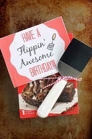 Best birthday gift ideas in 2021 curated by gift experts. Have A Flippin Awesome Birthday Gift Idea Dessert Now Dinner Later Homemade Birthday Gifts Relief Society Birthday Gifts Best Birthday Gifts