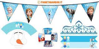 Festa A Tema Frozen Decorazioni E Addobbi Da Stampare Decorazioni Frozen Feste A Tema Feste Di Compleanno A Tema