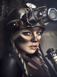 Dieselpunk: "Rebecca Evers," by RebecaSaray, at deviantART. #Dieselpunk.