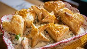 Lisa S Mum S Fish Pie And Pastry Shapes Topping Fish Pie Food Recipes