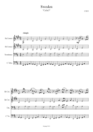 Minecraft Calm 3 Brass Quartet Sheet Music Song Sheet Minecraft Theme