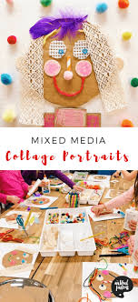 Teaching vocabulary to preschoolers is not just about giving the definitions and some examples, but about creativity and fun techniques to practice the words with them. Explore Texture With These Fun Mixed Media Collage Portraits For Kids
