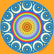 Download and print these sun moon stars coloring pages for free. Don T Eat The Paste Stars Moons Rainbows And The Sun A New Mandala To Color