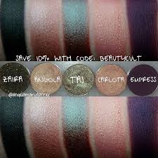Juvia S Place Single Shadows Part 1 Of 2 5 50 Each 48 99 For All 10 Shades Save 10 With The Affiliate Code Beautycult Indie Makeup Cool Tones Makeup