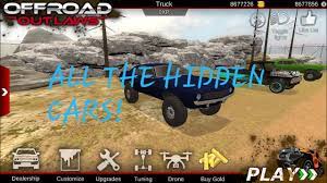 Below are the steps you need to follow to make it work for you: Offroad Outlaws All The Hidden Car Spots Youtube