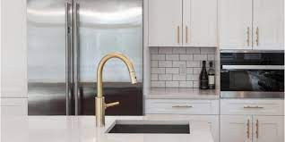 Oil rubbed bronze kitchen faucet with stainless steel appliances. Can You Mix Metal Finishes In Your New Kitchen Kitchen Cabinets And Granite Countertops Pompano Beach Fl