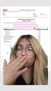 My counselor told me not to study the first time. Thank god I listened  otherwise I would have stressed myself out! I only needed 60% to pass, and  I got 77% and 84% weighted! #greenscreen #hesi #hesia2 ...