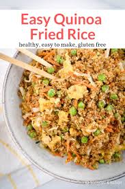 Quinoa Fried Rice Recipe Quinoa Fried Rice Asian Side Dishes Fried Rice