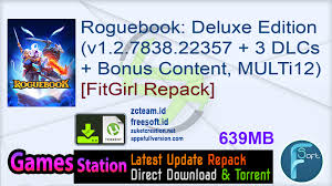 This game categories is games pc,action,rpg steamunlocked, crotorrent, ova games, repack games, fitgirl, dodi repack, corepack, gametrex, igg games: Roguebook Deluxe Edition V1 2 7838 22357 3 Dlcs Bonus Content Multi12 Fitgirl Repack Selective