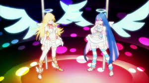 Panty Stocking With Garterbelt Season 1 Episode 1 An Angel Is A Spiritual Being That Serves Judgement Angels Live In Heaven But Can Be Kicked Out In 2020 Panty And Stocking Anime Panty Stocking With Garterbelt Anime