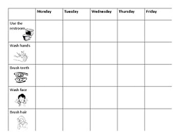 Daily Hygiene Chart By Sarah Warner Teachers Pay Teachers