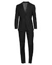 Douglas & Grahame Perfect Fit Wool Blend Suit in Black for Men | Lyst