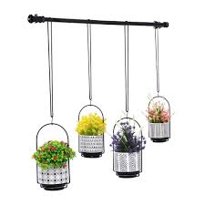 A wide variety of indoor window planters options are available to you, such as usage condition, material, and plastic type. Amazon Com Hanging Planters For Window With 4 Plants Pots Wall Window Plant Hanger Indoor Herb Garden Kitchen Dining