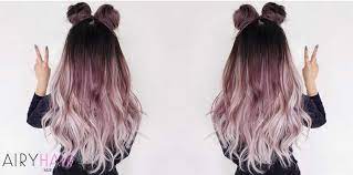 Create 4 ponytails by binding each section. How To Temporarily Dye Your Hair Extensions Ombre At Home 2021