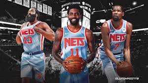 See more ideas about brooklyn nets, brooklyn, nba legends. 4 Lessons From Debut Of Nets Big 3 Of Kyrie Irving James Harden Kevin Durant