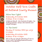 October Half-Term Crafts event image